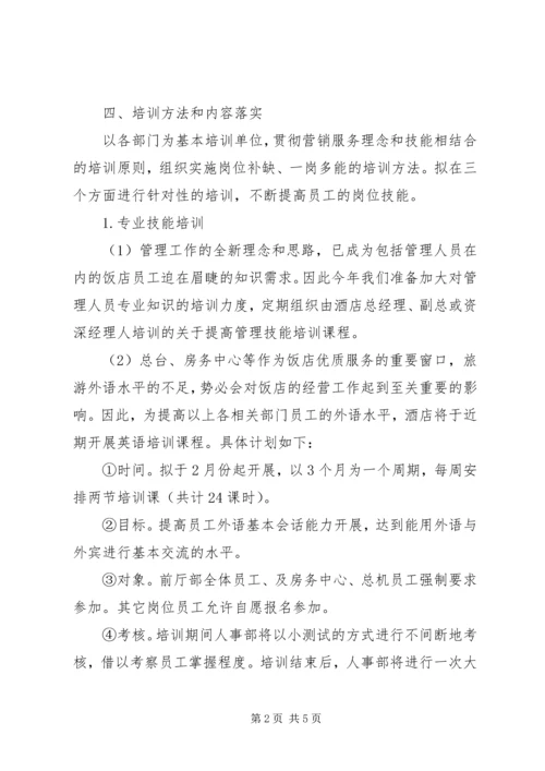 人力资源年度培训计划.docx