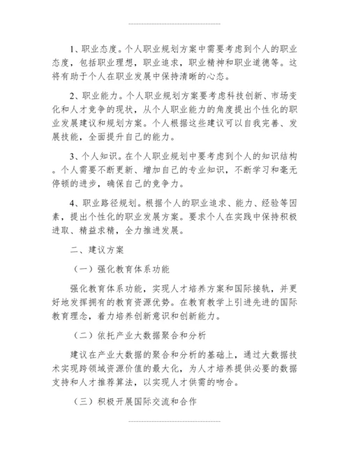 人才培养方案及计划建议范文.docx