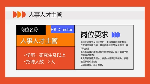 校园招聘红色创意扁平风PPT