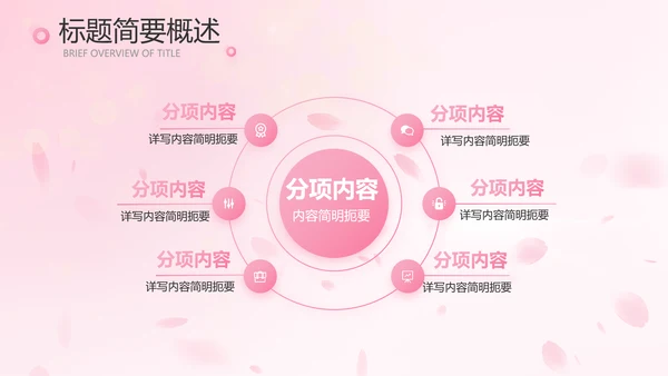 粉色唯美背景工作总结汇报动态PPT