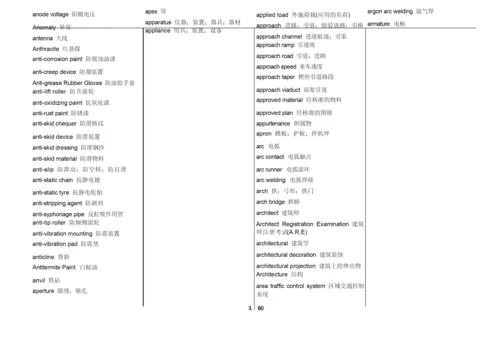 建筑专业词典.docx