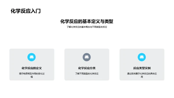 化学变化的探索