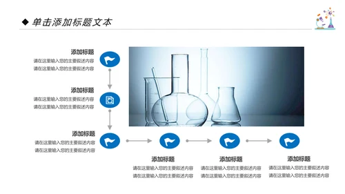 化学课件化学研究化学实验室动态PPT模板