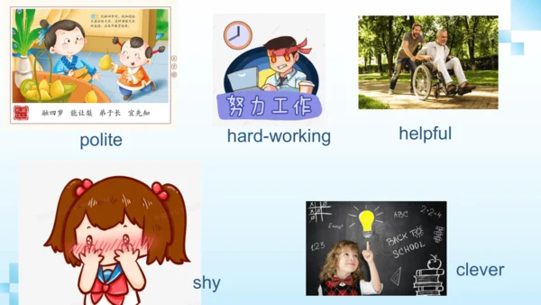 Unit1 What's he like? PartB  Let's talk&learn 课件(共