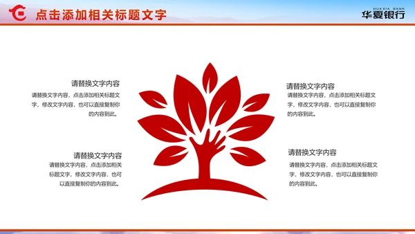 精美大气华夏银行金融理财年终总结PPT