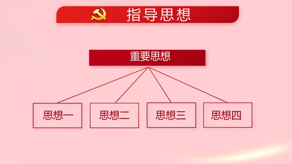红色党支部党员代表大会工作总结PPT