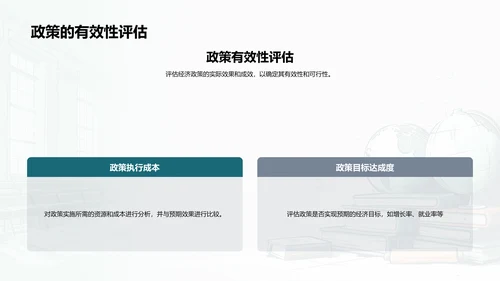 经济政策分析评估PPT模板