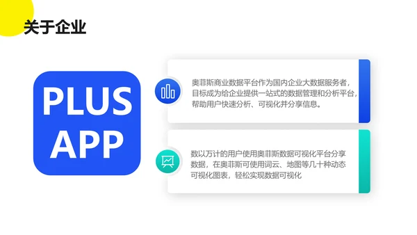 扁平风企业互联网平台服务介绍数据分析