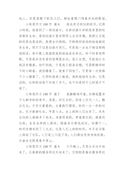 小练笔作文100字.docx