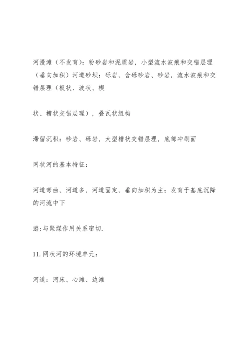 沉积学知识点整理.docx