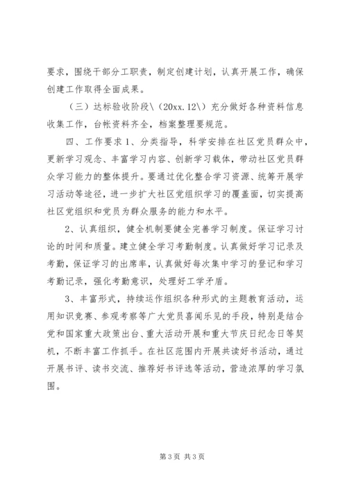 社区年度组织建设工作计划 (2).docx