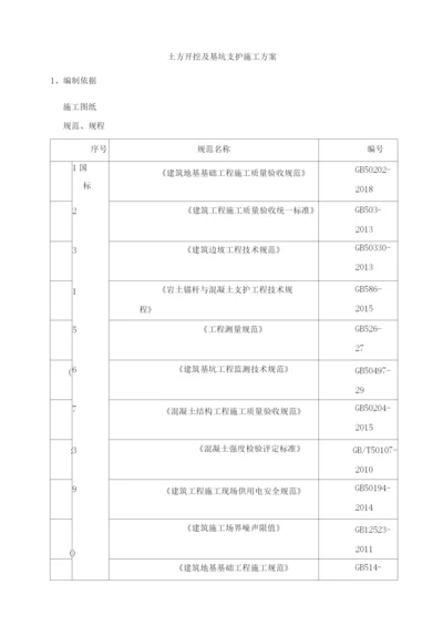 土方开挖与基坑支护施工方案(1).docx