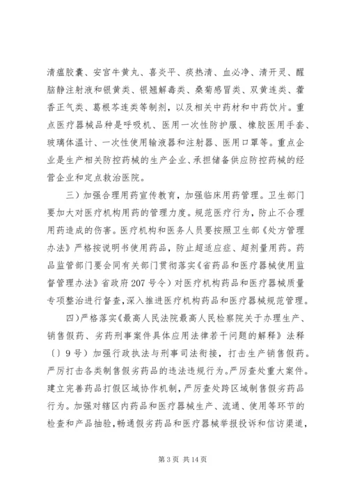 药品安全整顿部署工作方案.docx