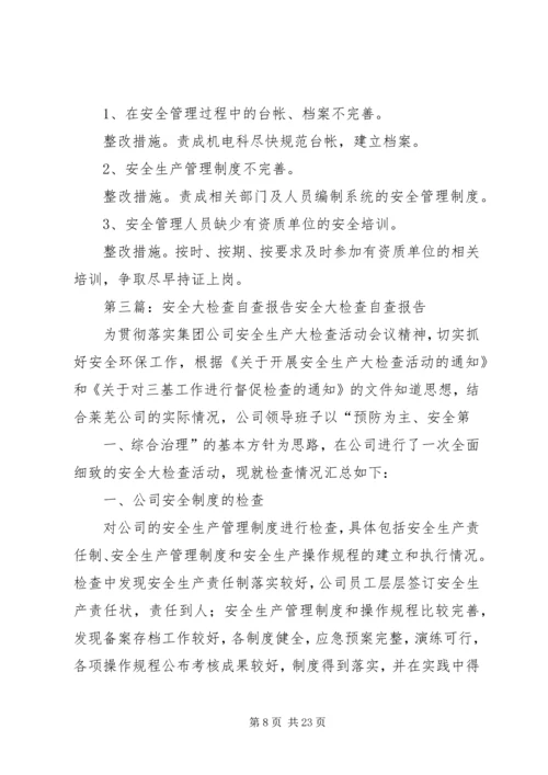 安全大检查自查报告 (9).docx