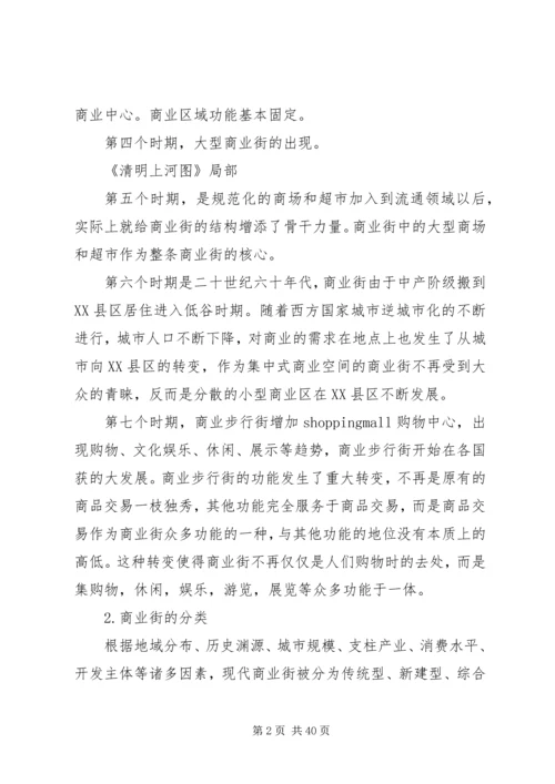 商业街考察调研报告.docx
