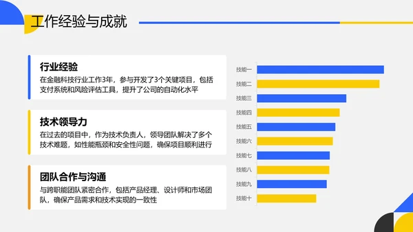 蓝色简约风职业生涯规划PPT