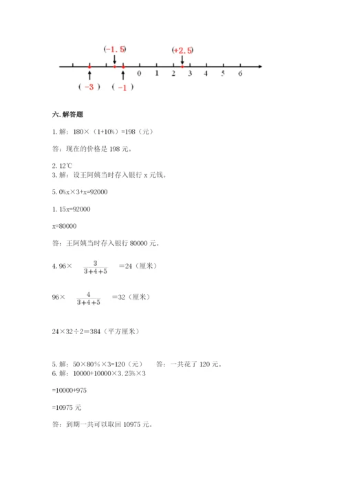 六年级下册数学期末测试卷（典型题）.docx