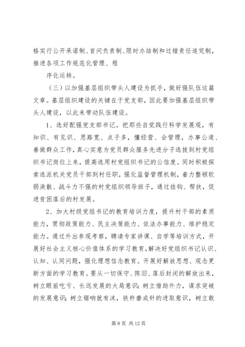基层组织规范化建设调研报告.docx