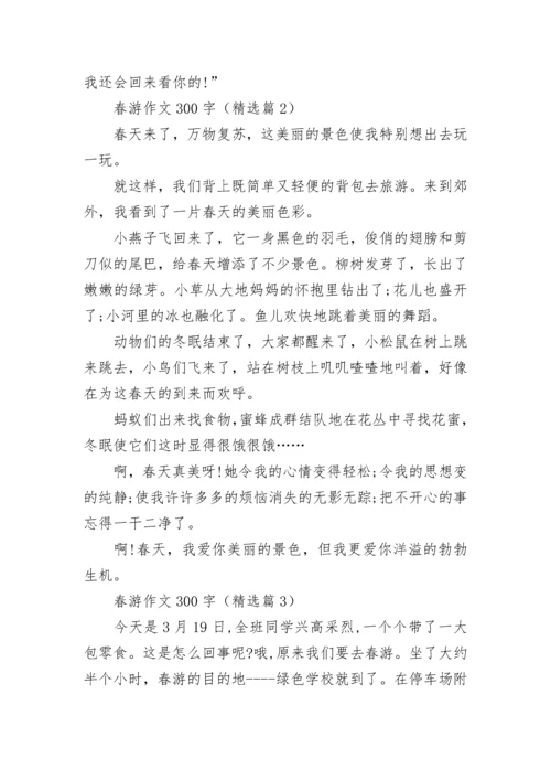 春游作文300字(精选10篇).docx
