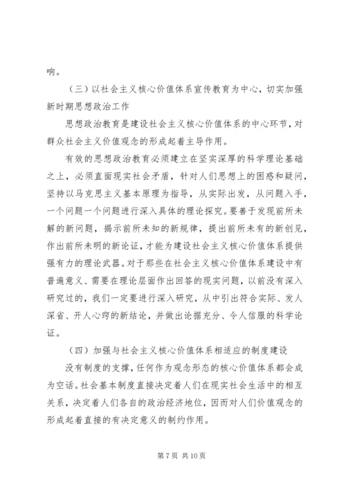 学习建设社会主义核心价值体系心得体会 (4).docx