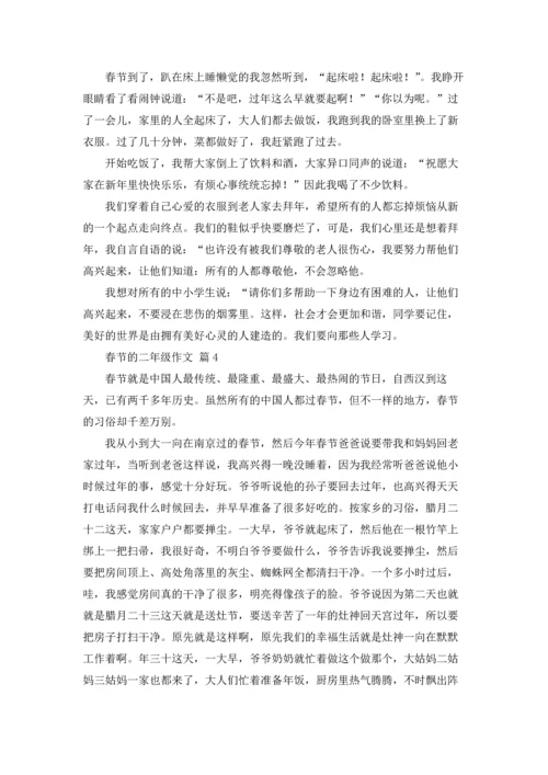 有关春节的二年级作文锦集九篇.docx