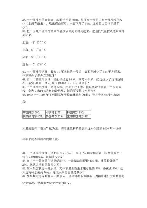 六年级小升初数学应用题50道及完整答案（网校专用）.docx