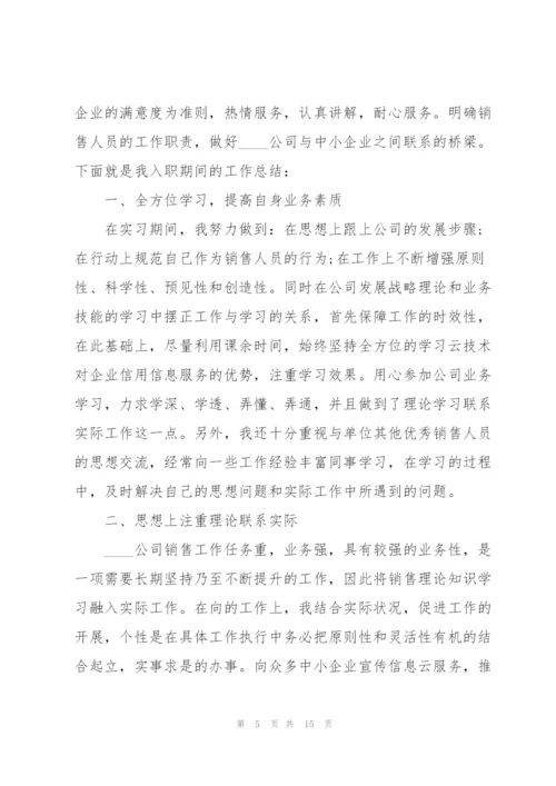 销售个人工作述职报告范文.docx