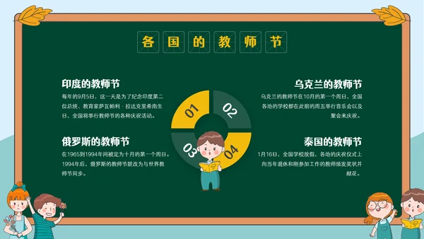 感恩教师节节日主题宣传介绍