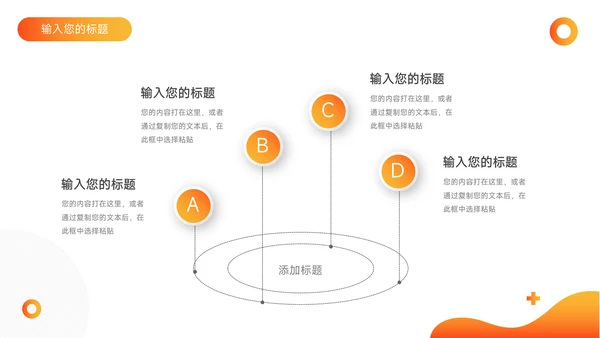 橙色创意创新创业计划书PPT模板