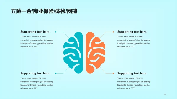 蓝色创意简约生物医疗培训课件PPT