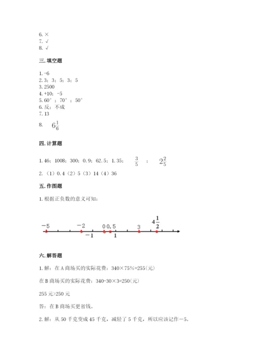 六年级下册数学期末测试卷精品【夺冠系列】.docx