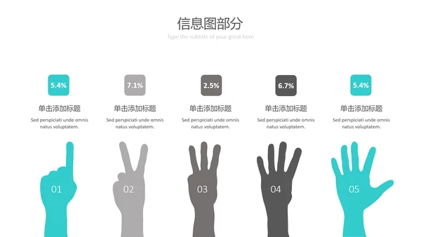 现代简洁设计公司简介商务通用PPT模板