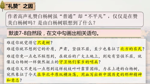 15 白杨礼赞 课件