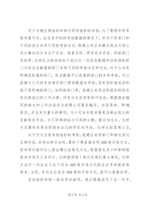 如何制定年终考核方案.docx