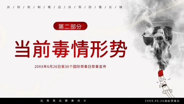 国际禁毒日珍爱生命远离毒品禁毒教育PPT课件禁毒日（禁毒）