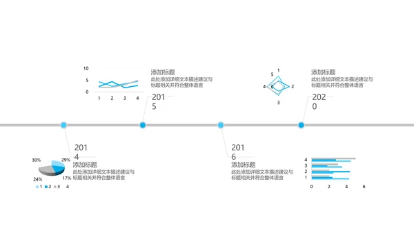 蓝色现代企业介绍商务汇报动态PPT模板