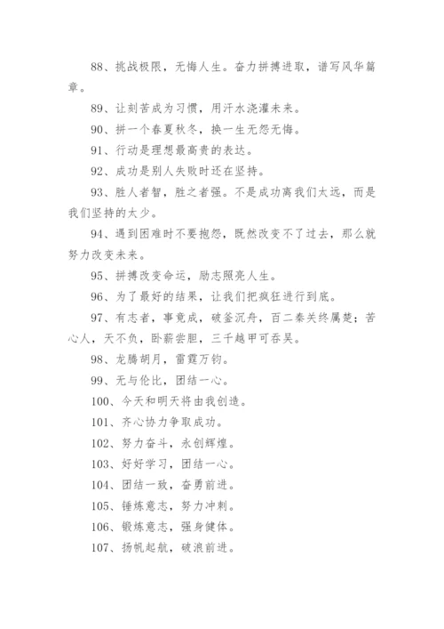 高三新学期开学激励标语.docx
