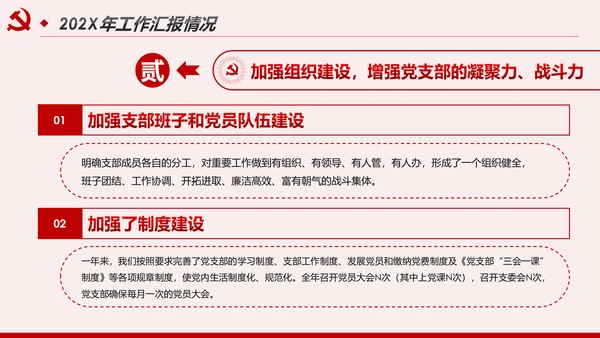 2020基层党支部党建工作汇报述职述廉报告PPT