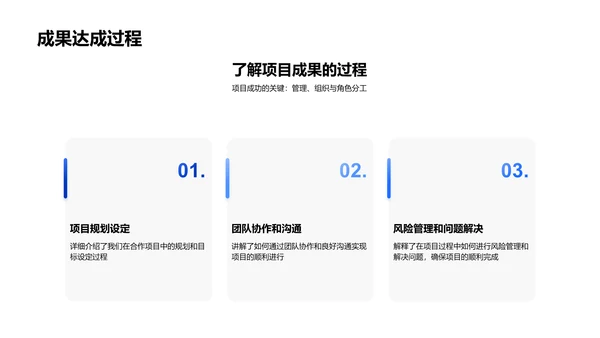 合作项目述职报告PPT模板