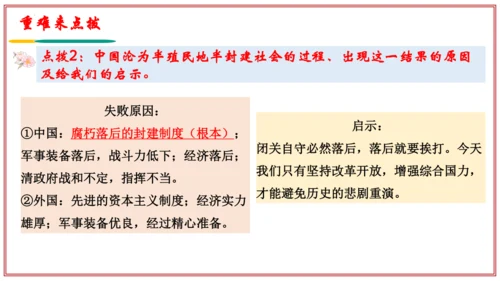 第二单元 近代化的早期探索与民族危机的加剧（考点串讲）-八年级历史上学期期末考点大串讲（统编版）