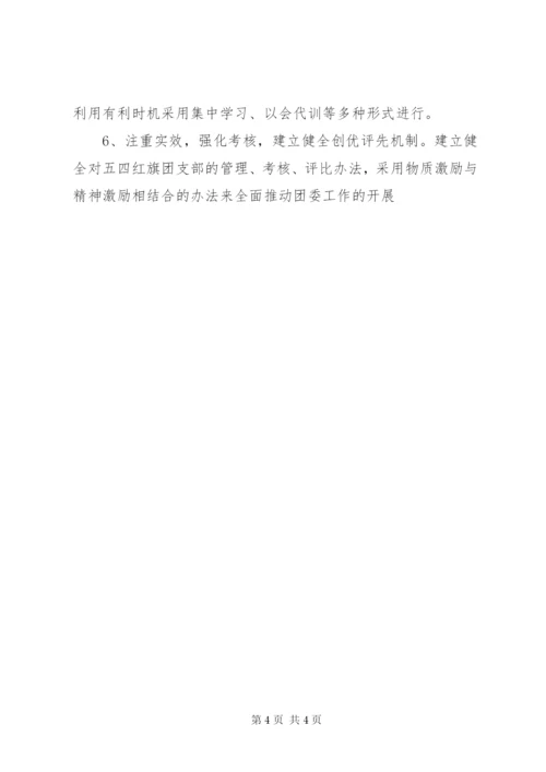 大学创建“五四红旗”团委活动方案.docx