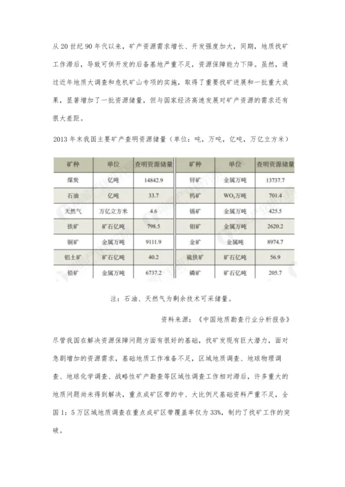 地质勘查重要性日益突显-加大投入的必要性分析.docx