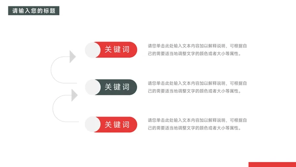 红色图文杂志风商业项目计划书PPT模板