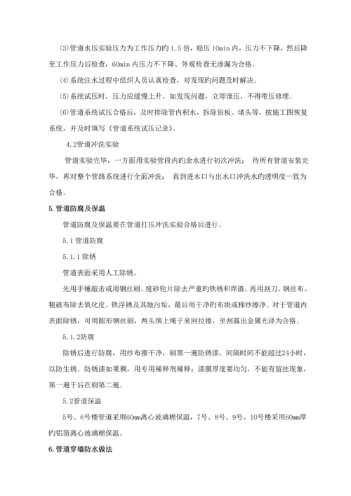 办公楼室外供暖管道改造关键工程综合施工专题方案.docx