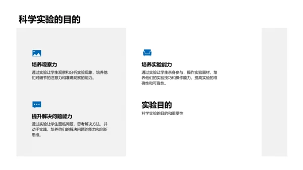 科学实验课堂PPT模板