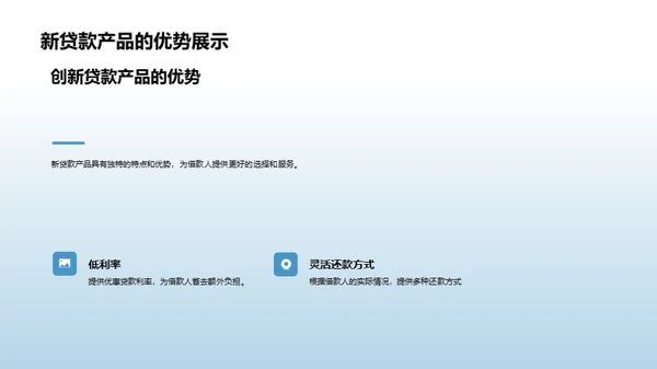 XX银行新贷款产品解读