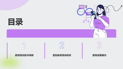 学术汇报成果展示PPT模板