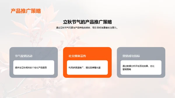 立秋节气营销策略