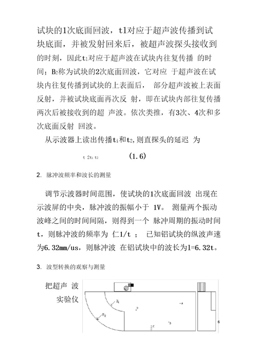 超声波原理应用专题实验报告及论文