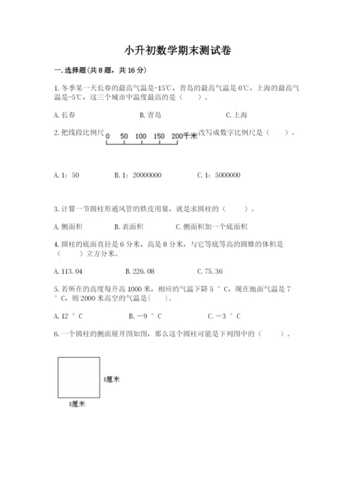 小升初数学期末测试卷必考题.docx